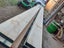 Rough sawn ash wood planks, raw material for handmade bespoke furniture"