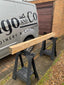 Solid English Oak Beam Fire Surround – Unfinished Mantel Shelf